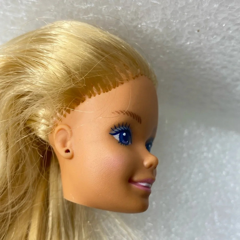Vintage SUPERSTAR ERA Barbie Doll Blonde Hair Blue Eyes - HEAD Replacement Only
